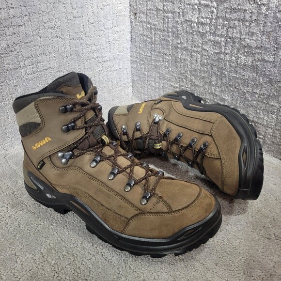 Lowa Renegade GTX Men's Size 11.5 Brown Leather Gore-Tex Waterproof Hiking Boots - Picture 11 of 12